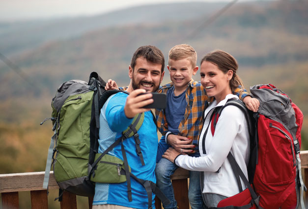 family-on-vacation-hiking-in-autumn