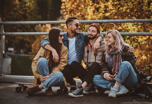 friends in autumn