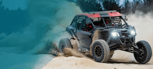 offroading in a new UTV