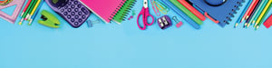 School supplies ready for school