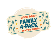 Walker Cinemas family four-pack of movie tickets