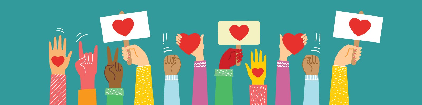 together we can achieve more hearts and hands