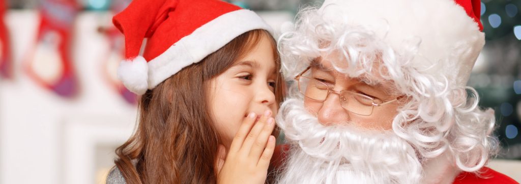 Santa visits each year for the kids