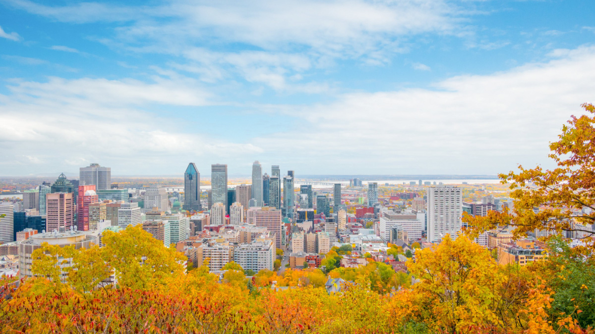 montreal during fall, travel